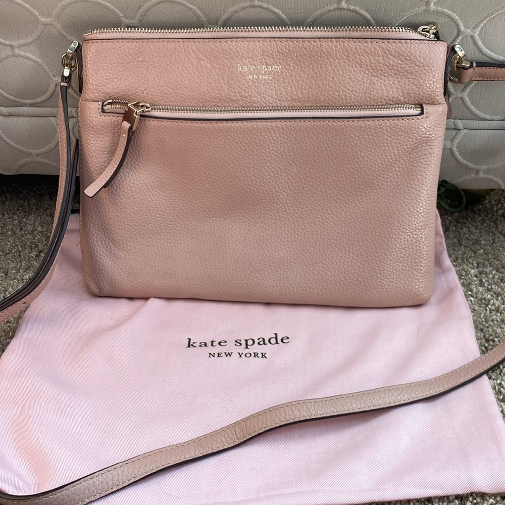Kate spade light pink cross body